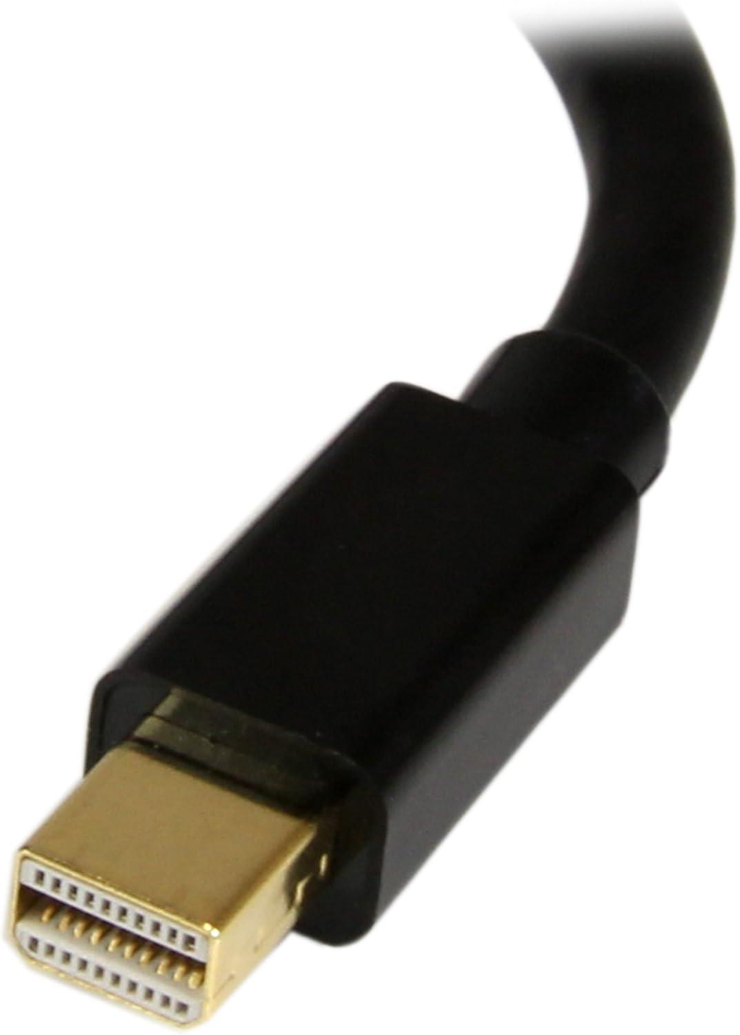 image:imageStarTechcom Mini DisplayPort to DisplayPort Adapter 4K x 2K UHD Video Mini DP to DP Converter Mini DisplayPort to DisplayPort 12 Adapter mDP PCComputer to DP MonitorDisplay MDP2DPMF6INBlack