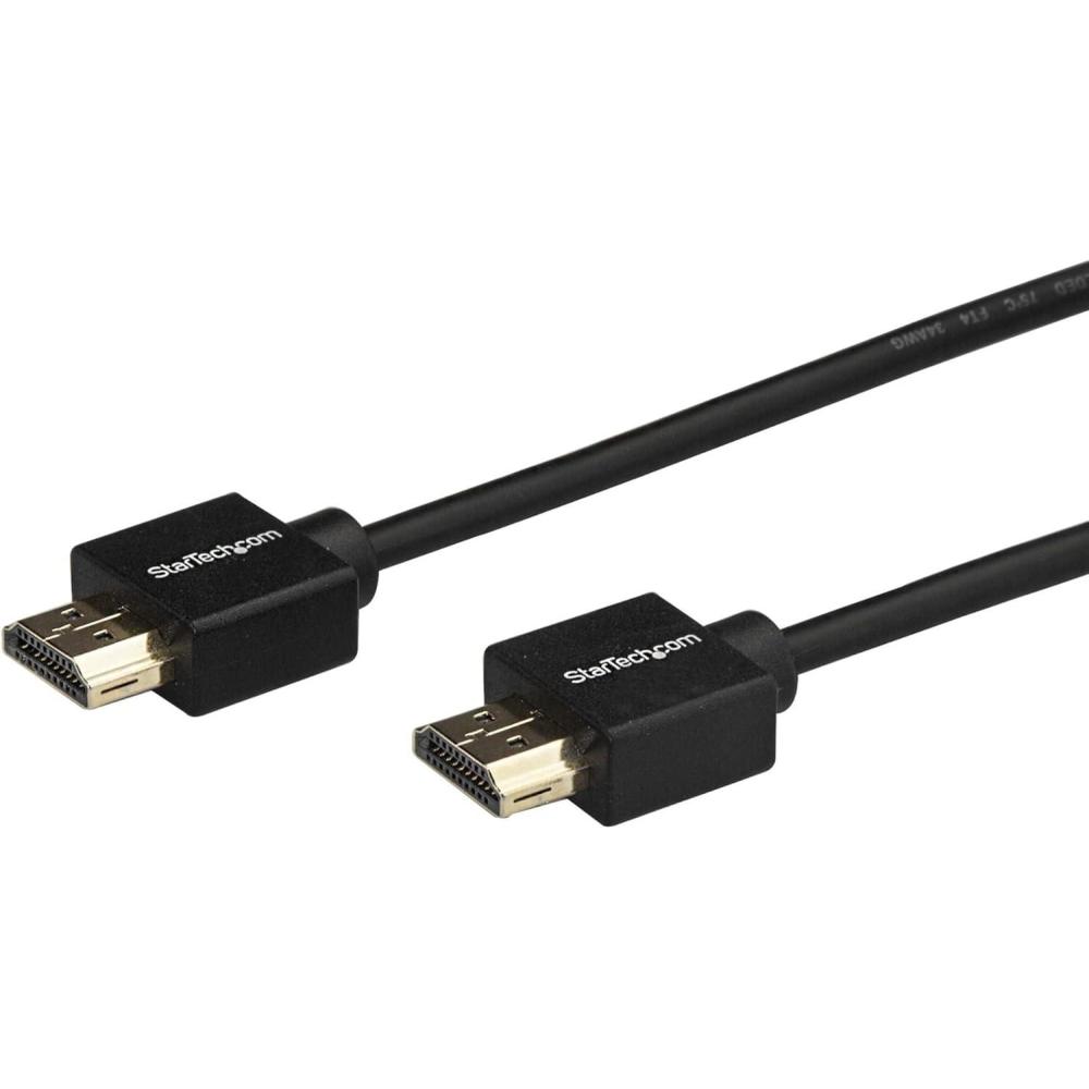 image:imageStarTechcom 66ft 2m Slim HDMI 20 Cable 4K 60Hz High Speed HDMI Cable wEthernet HDR10 HDMI Cord MM Gripping