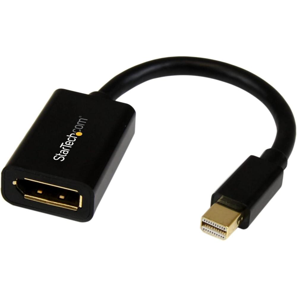 image:imageStarTechcom Mini DisplayPort to DisplayPort Adapter 4K x 2K UHD Video Mini DP to DP Converter Mini DisplayPort to DisplayPort 12 Adapter mDP PCComputer to DP MonitorDisplay MDP2DPMF6INBlack