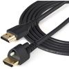 StarTech.com 2m(6ft) HDMI Cable with Locking Screw – 4K 60Hz HDR – High Speed HDMI 2.0 Monitor Cable with Locking Screw Connector for Secure Connection – HDMI Cable with Ethernet – M/M (HDMM2MLS)(1M (3.3 Feet))