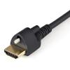StarTech.com 2m(6ft) HDMI Cable with Locking Screw – 4K 60Hz HDR – High Speed HDMI 2.0 Monitor Cable with Locking Screw Connector for Secure Connection – HDMI Cable with Ethernet – M/M (HDMM2MLS)(2M (6.6 Feet))