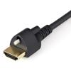 StarTech.com 2m(6ft) HDMI Cable with Locking Screw – 4K 60Hz HDR – High Speed HDMI 2.0 Monitor Cable with Locking Screw Connector for Secure Connection – HDMI Cable with Ethernet – M/M (HDMM2MLS)(1M (3.3 Feet))