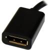 StarTech.com Mini DisplayPort to DisplayPort Adapter – 4K x 2K UHD Video – Mini DP to DP Converter – Mini DisplayPort to DisplayPort 1.2 Adapter – mDP PC/Computer to DP Monitor/Display (MDP2DPMF6IN)(Black)