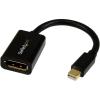 StarTech.com Mini DisplayPort to DisplayPort Adapter – 4K x 2K UHD Video – Mini DP to DP Converter – Mini DisplayPort to DisplayPort 1.2 Adapter – mDP PC/Computer to DP Monitor/Display (MDP2DPMF6IN)(Black)