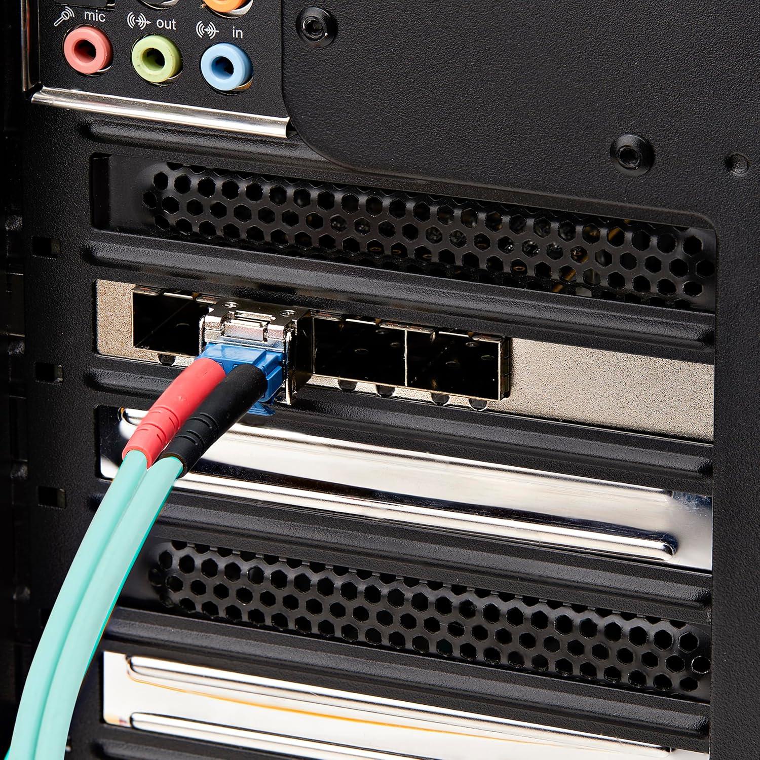 image:imageStarTechcom Cisco SFP25GLRS Compatible SFP28 Module 25Gb Single Mode Fiber SMF 25GbE 10km 62mi LC Transceiver100m 328ft