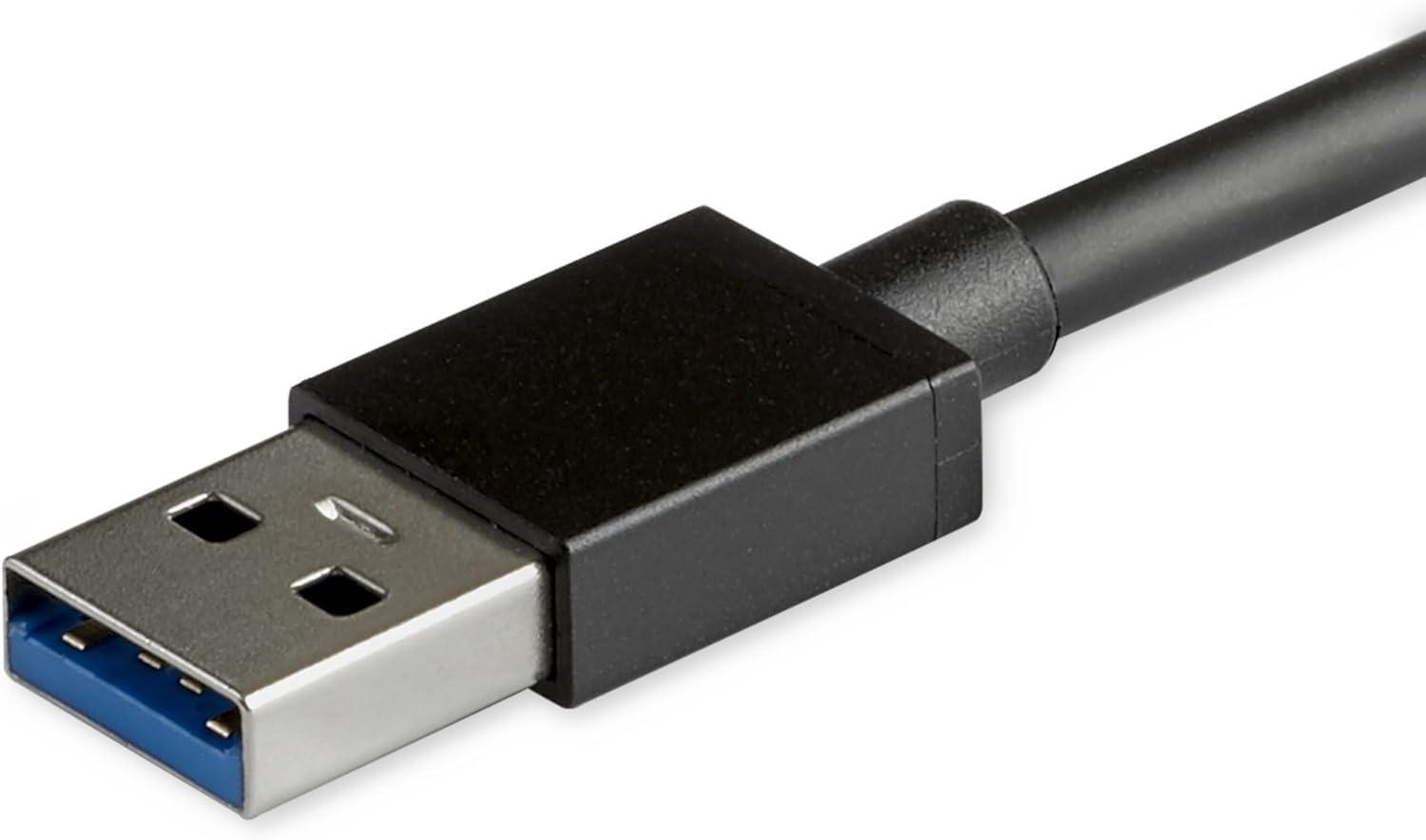 image:imageStarTechcom 4 Port USB 30 Hub USBA to 4x USB 30 TypeA with Individual OnOff Port Switches SuperSpeed 5Gbps USB 3132 Gen 1 USB Bus Powered Portable 98 Attached Cable HB30A4AIB