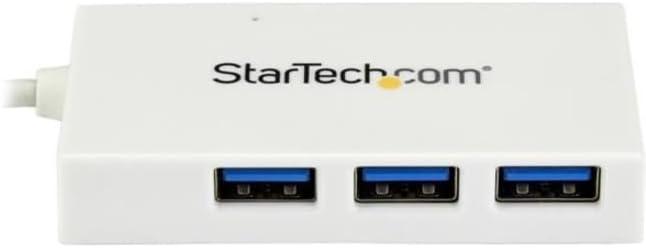 image:imageStarTechcom 4Port USB 30 Hub Powered USB 30 Hub USBC to 1x USBC and 3X USBA Adapter USB 30 5Gbps USBC Port Expander White TAA HB30C3A1CFBWhite
