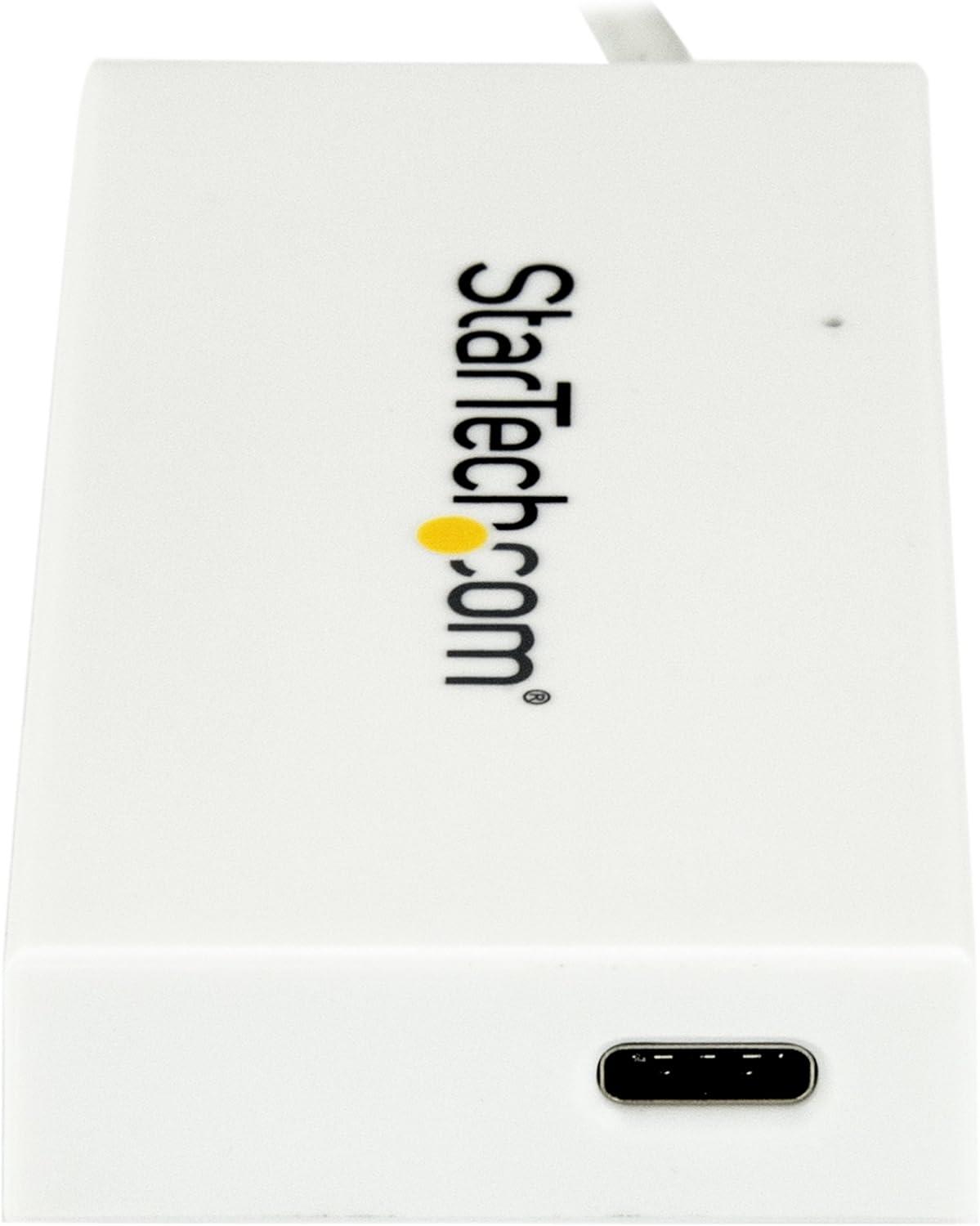image:imageStarTechcom 4Port USB 30 Hub Powered USB 30 Hub USBC to 1x USBC and 3X USBA Adapter USB 30 5Gbps USBC Port Expander White TAA HB30C3A1CFBWhite