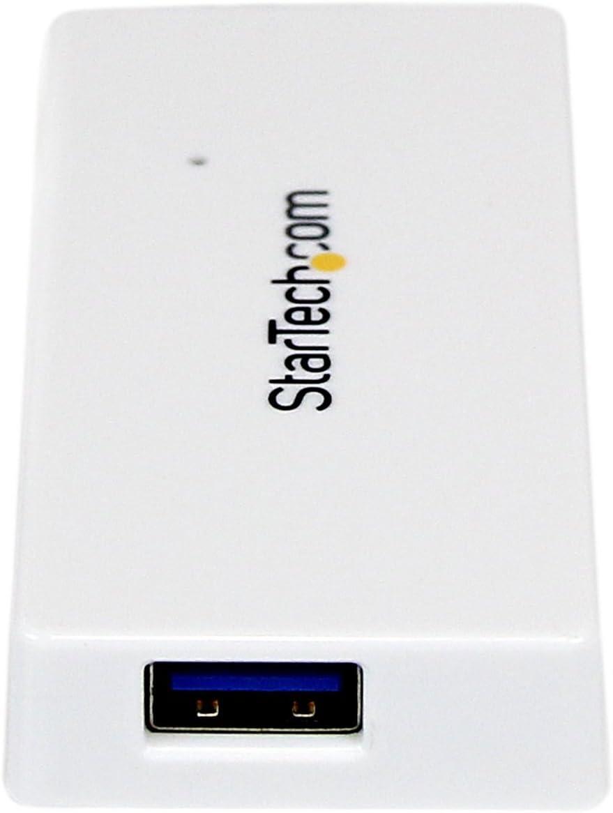 image:imageStarTechcom 4Port USB Hub USB A to 4x USBA Ports USB 32 5Gbps BusPowered Portable Laptop Hub ExpansionWhite