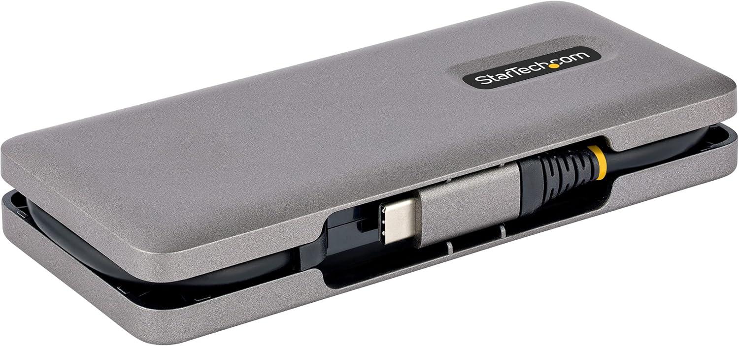 image:imageStarTechcom 4Port USBC Hub 1x USBA amp 3X USBC Ports USB 32 Gen 2 10Gbps Bus Powered USB Type C Hub w 126in32cm WrapAround Cable Portable USBC to USBA HubSplitter HB31CM1A3CB