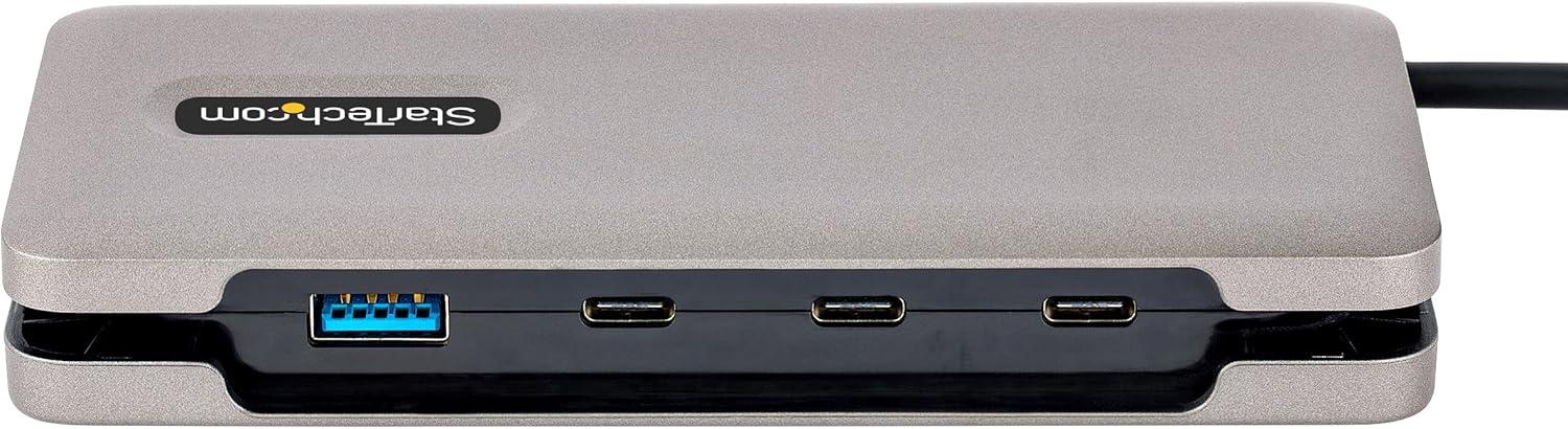 image:imageStarTechcom 4Port USBC Hub 1x USBA amp 3X USBC Ports USB 32 Gen 2 10Gbps Bus Powered USB Type C Hub w 126in32cm WrapAround Cable Portable USBC to USBA HubSplitter HB31CM1A3CB