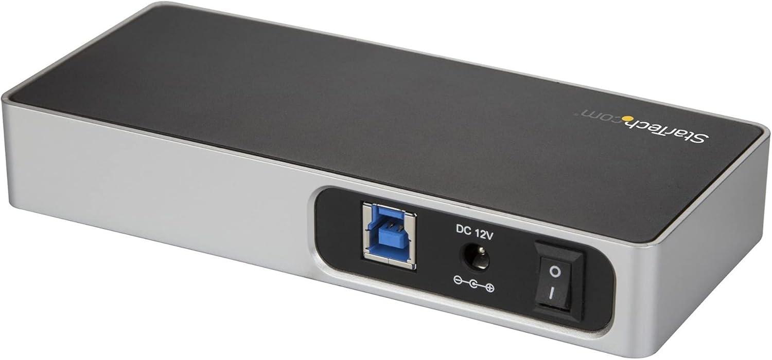 image:imageStarTechcom 7 Port USB C Hub with Fast Charge Port USBC to 5X USBA 2X USBC USB 30 SuperSpeed 5Gbps Self Powered USB 31 Gen 1 TypeC Hub wPower Adapter DesktopLaptop Hub HB30C5A2CSC
