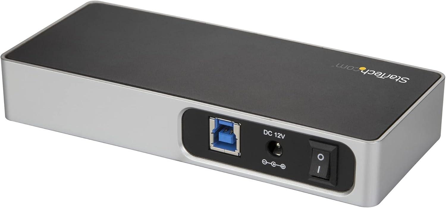 image:imageStarTechcom 7 Port USB C Hub with Fast Charge Port USBC to 5X USBA 2X USBC USB 30 SuperSpeed 5Gbps Self Powered USB 31 Gen 1 TypeC Hub wPower Adapter DesktopLaptop Hub HB30C5A2CSC