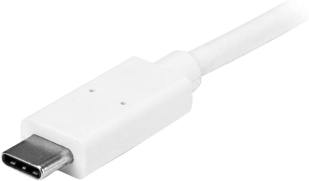 image:imageStarTechcom USB C Hub Powered White 3 Port USBC to USBA 3X and GbE RJ45 1x USB to Ethernet USB Port Expander HB30C3APDW