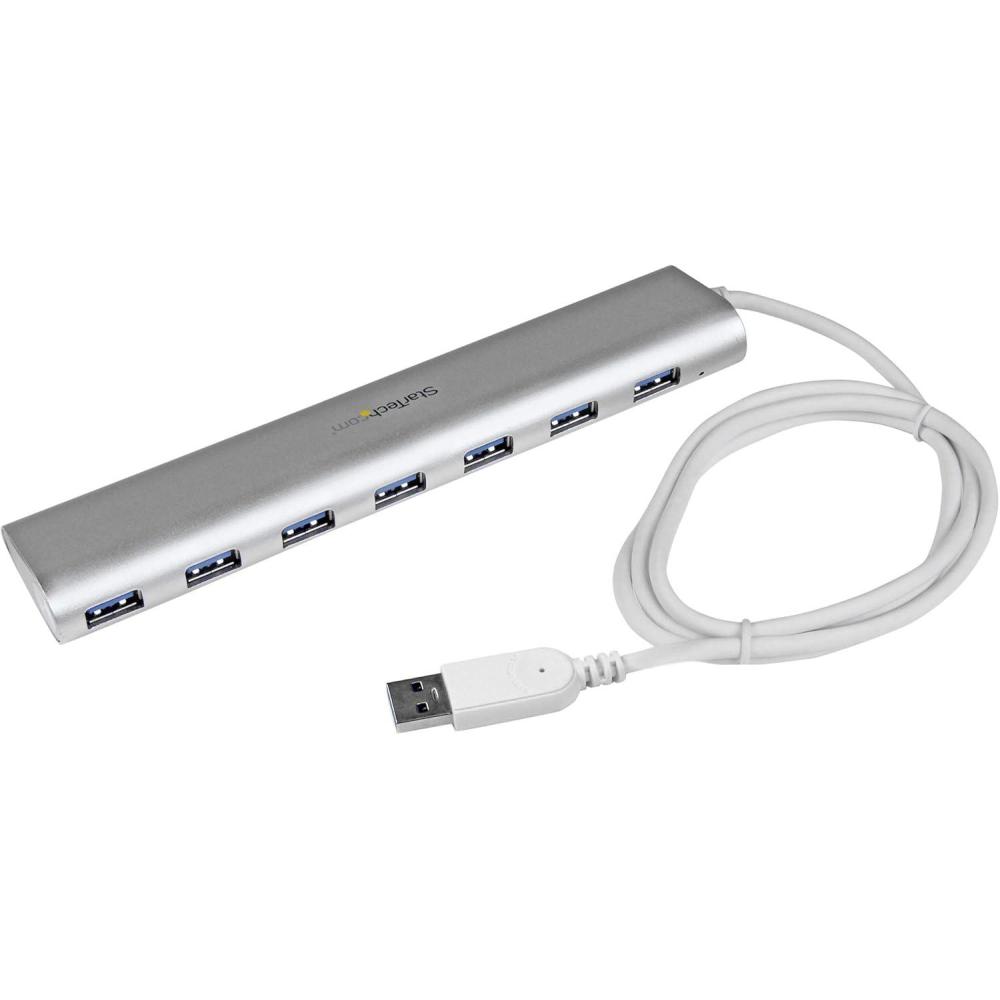 image:imageStarTechcom 7Port USB Hub USB A to 7x USBA Ports USB 32 5Gbps SelfPowered Portable Laptop Hub with power supply