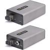 StarTech.com 2-Port USB 3.0 Extender Over OM3 Multimode Fiber – LC/LC – 2X USB-A Hub – 5Gbps – 350m (1150ft) Range – Durable USB Fiber Optic Extender – Optical USB Extender, TAA