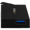 StarTech.com 4 Port USB C Hub – C to 4x A – USB 3.0 Hub – 4 Port USB Hub with Power Adapter – USB C to USB Adapter – USB Multiport Hub(Black)