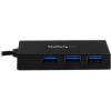 StarTech.com 4 Port USB C Hub – C to 4x A – USB 3.0 Hub – 4 Port USB Hub with Power Adapter – USB C to USB Adapter – USB Multiport Hub(Black)