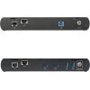 StarTech.com 4-Port USB 3.0 Extender Hub with 1x Gigabit Ethernet Port Extension Over Single Cat6a/Cat7 Cable (RJ45) – 330ft (100m) – USB Extender Kit (USB-A) – 5Gbps USB 3.2/3.1 Gen 1 (USB3004EXT2)