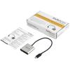StarTech.com 4-Port USB 3.0 Hub – Powered USB 3.0 Hub – USB-C to 1x USB-C and 3X USB-A Adapter – USB 3.0 (5Gbps) – USB-C Port Expander – White, TAA (HB30C3A1CFB)(Aluminum with Laptop Charging)