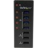 StarTech.com 7 Port USB 3.0 Charging Hub – 4 x USB-A, 3 x USB-A Dedicated Charging Ports – Powered Mountable USB Charging Station (ST4300U3C3)(4 Port + 3 Charge Port)