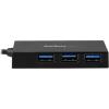 StarTech.com USB C Hub – 4 Port USB-C to USB-A (3X) and USB-C (1x) – with Power Adapter – USB Type C Hub – Port Expander (HB30C3A1CFS)