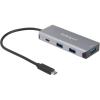StarTech.com 4 Port USB C Hub w/ 3x USB A & 1x USB C – SuperSpeed 10Gbps USB Type-C 3.2 Gen 2 Hub – USB Bus Powered – Compact USB-C to USB Adapter Hub – Portable/Laptop Hub – Aluminum, TAA