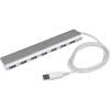 StarTech.com 7-Port USB Hub, USB A to 7x USB-A Ports, USB 3.2 5Gbps, Self-Powered, Portable Laptop Hub with power supply
