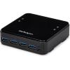 StarTech.com USB 3.0 Peripheral Sharing Switch – 4 USB 3.0 (5Gbps) x 4 Computers – Mac / Windows / Linux – USB A/B Switch – USB Switch (HBS304A24A)(4 Computers – 4 Devices)