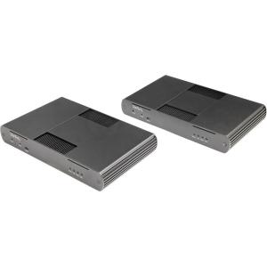 StarTech.com 4-Port USB 3.0 Extender Hub with 1x Gigabit Ethernet Port Extension Over Single Cat6a/Cat7 Cable (RJ45) – 330ft (100m) – USB Extender Kit (USB-A) – 5Gbps USB 3.2/3.1 Gen 1 (USB3004EXT2)