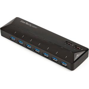 StarTech.com 7 Port USB 3.0 Charging Hub – 4 x USB-A, 3 x USB-A Dedicated Charging Ports – Powered Mountable USB Charging Station (ST4300U3C3)(7 Port + 2 Charge Port)