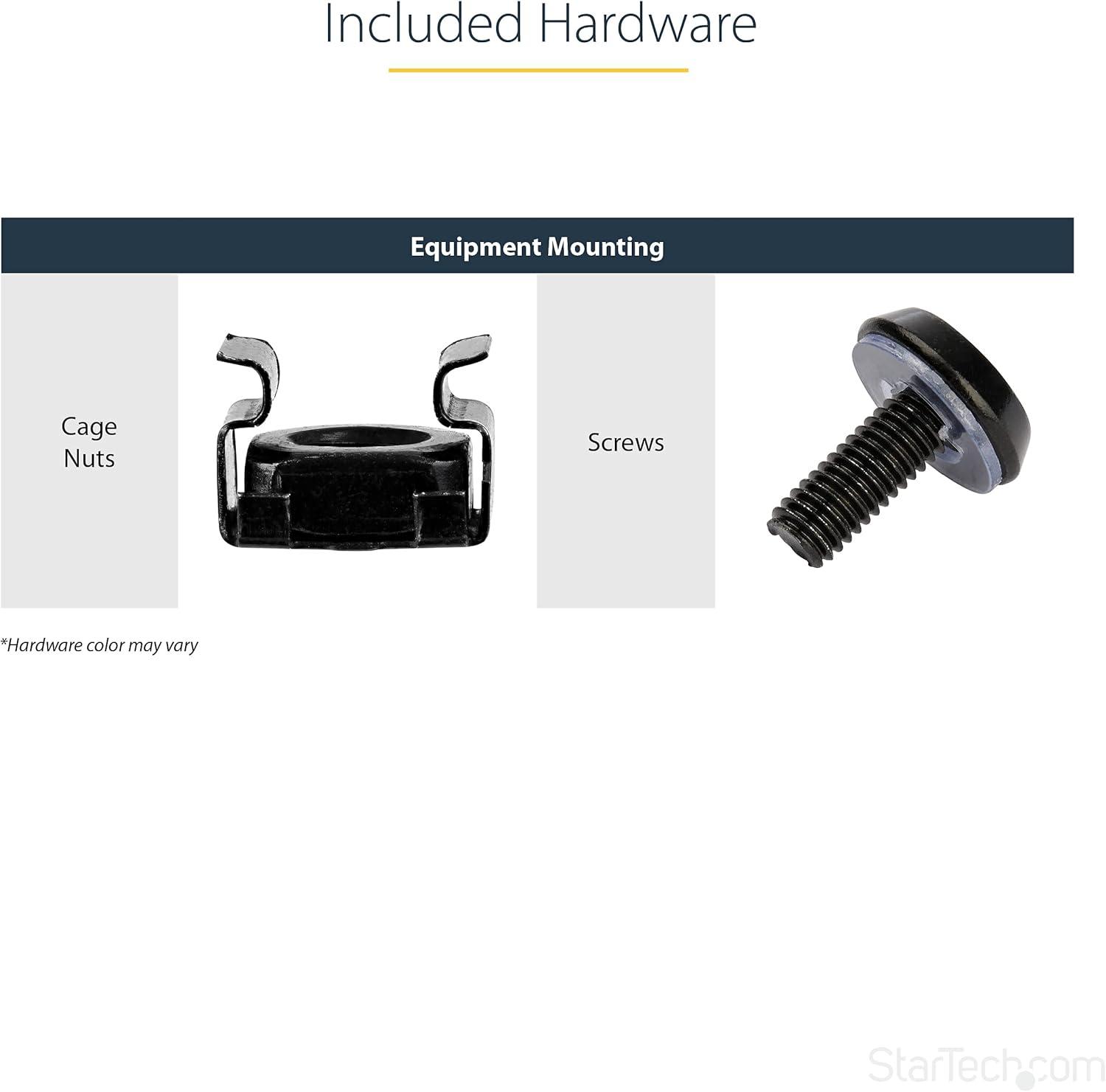 image:imageStarTechcom 2Post 15U HeavyDuty WallMount Network Rack 19 Open Frame Server Rack 12 Deep Wall Mount Data Rack for IT AV Patch Panel Computer Equipment RK15WALLO8U