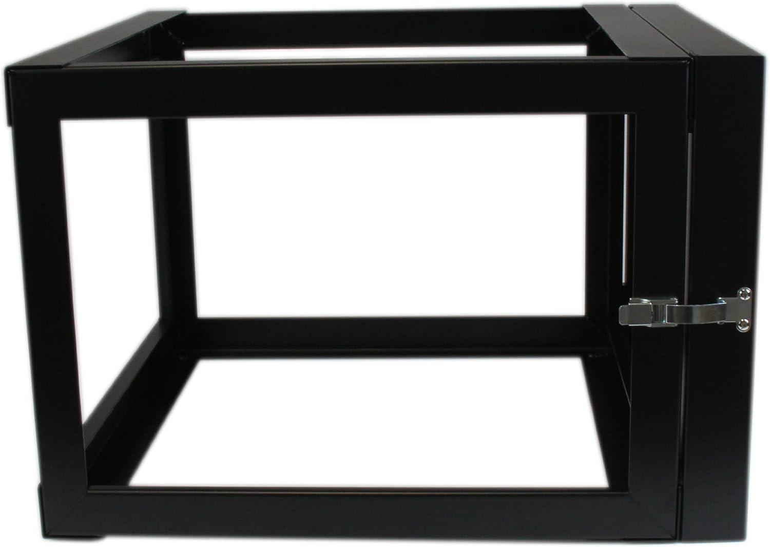 image:imageStarTechcom 4Post 12U Hinged WallMount Network Rack 19 Open Frame Server Rack with 198in Mounting Depth Wall Mount Swing Out Data Rack for IT AV Computer Equipment TAA RK1219WALLOH6U