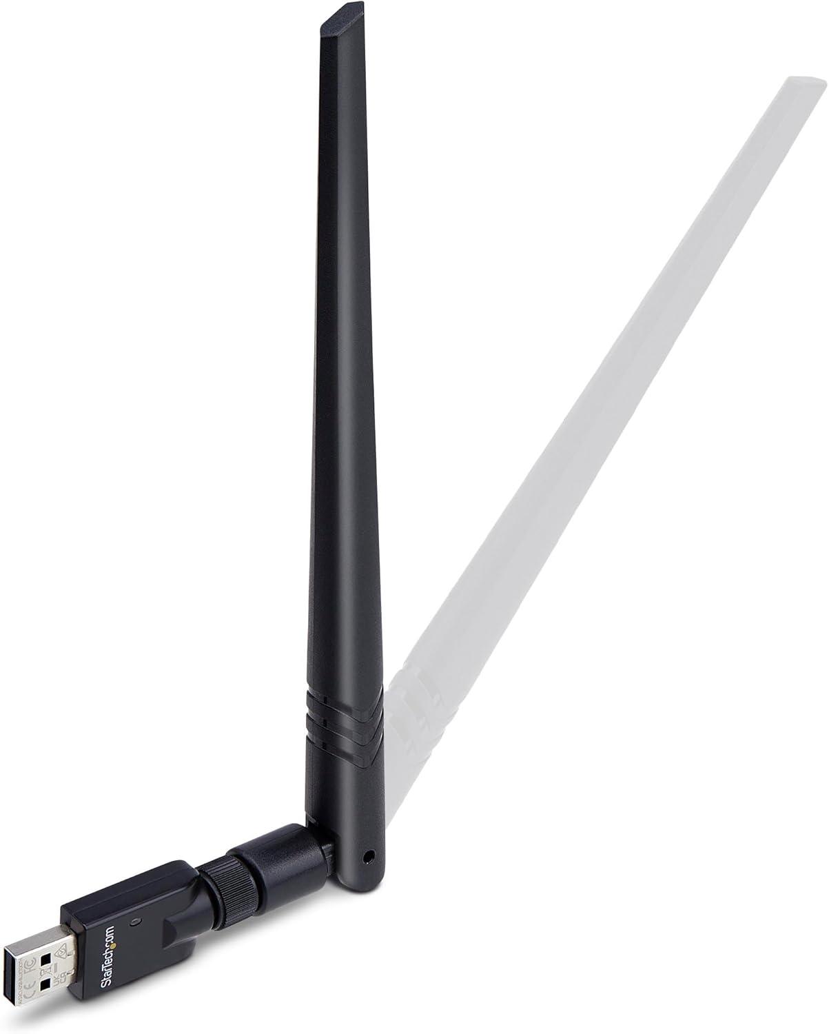 image:imageStarTechcom USB Bluetooth 53 Adapter Class 1 USB Bluetooth Dongle for PCLaptop Use with KeyboardMouse WindowsLinux