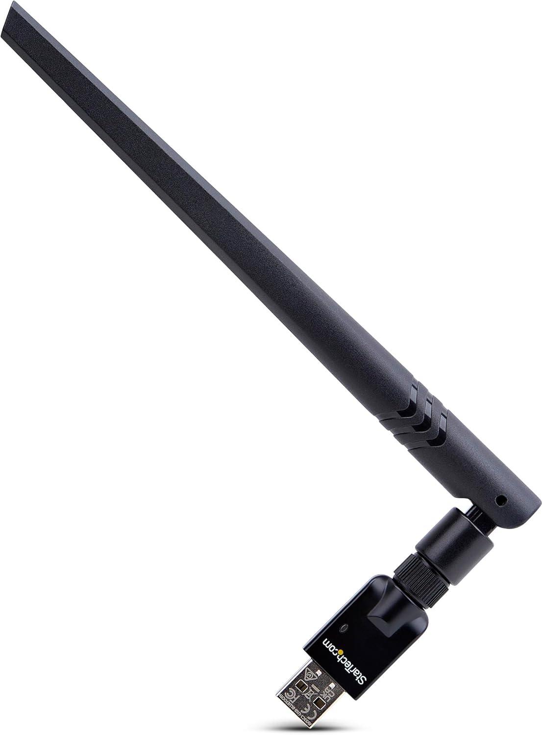 image:imageStarTechcom USB Bluetooth 53 Adapter Class 1 USB Bluetooth Dongle for PCLaptop Use with KeyboardMouse WindowsLinux