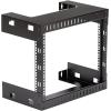 StarTech.com 2-Post 15U Heavy-Duty Wall-Mount Network Rack, 19″ Open Frame Server Rack, 12″ Deep, Wall Mount Data Rack for IT / AV / Patch Panel / Computer Equipment (RK15WALLO)(8U)