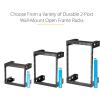 StarTech.com 2-Post 15U Heavy-Duty Wall-Mount Network Rack, 19″ Open Frame Server Rack, 12″ Deep, Wall Mount Data Rack for IT / AV / Patch Panel / Computer Equipment (RK15WALLO)(15U)