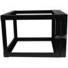 StarTech.com 4-Post 12U Hinged Wall-Mount Network Rack, 19″ Open Frame Server Rack with 19.8in Mounting Depth, Wall Mount Swing Out Data Rack for IT / AV / Computer Equipment, TAA (RK1219WALLOH)(6U)