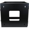 StarTech.com 4-Post 12U Hinged Wall-Mount Network Rack, 19″ Open Frame Server Rack with 19.8in Mounting Depth, Wall Mount Swing Out Data Rack for IT / AV / Computer Equipment, TAA (RK1219WALLOH)(8U)