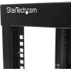 StarTech.com 4-Post 12U Hinged Wall-Mount Network Rack, 19″ Open Frame Server Rack with 19.8in Mounting Depth, Wall Mount Swing Out Data Rack for IT / AV / Computer Equipment, TAA (RK1219WALLOH)(6U)