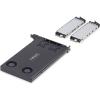 StarTech.com Dual-Bay M.2 NVMe SSD to PCIe x8 Removable Mobile Rack; PCI Express Bifurcation Required; Tool-Less Install