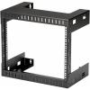 StarTech.com 2-Post 15U Heavy-Duty Wall-Mount Network Rack, 19″ Open Frame Server Rack, 12″ Deep, Wall Mount Data Rack for IT / AV / Patch Panel / Computer Equipment (RK15WALLO)(8U)