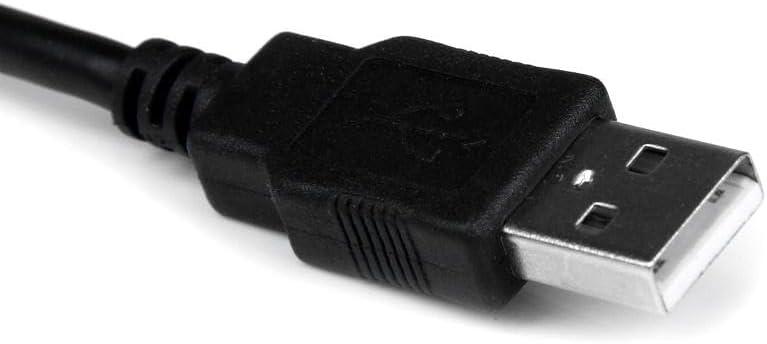 image:imageStarTechcom 1ft 30cm 1Port Professional USB to Serial Adapter Cable with COM Retention USB to RS232 Adapter TAA1 Port