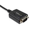 StarTech.com 1ft (30cm) 1-Port Professional USB to Serial Adapter Cable with COM Retention, USB to RS232 Adapter – TAA(1 Port)
