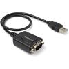 StarTech.com 1ft (30cm) 1-Port Professional USB to Serial Adapter Cable with COM Retention, USB to RS232 Adapter – TAA(1 Port)