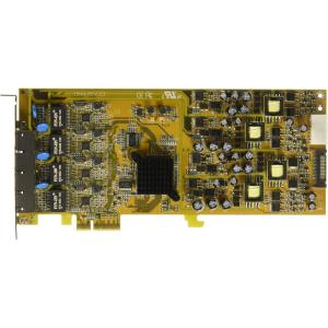 StarTech 4 Port Gigabit PoE (Power over Ethernet) Card – PCIe Network Card – PoE / PoE+ Up to 25W Per Port – PCIe NIC – Gigabit Ethernet Card, TAA (ST4000PEXPSE)