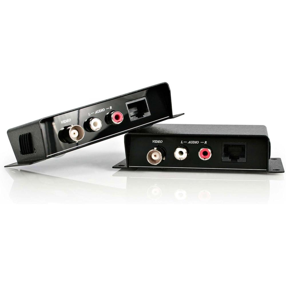 image:imageStarTechcom Composite Video Extender over Cat 5 with Audio composite Video Extender composite over Cat5 COMPUTPEXTA