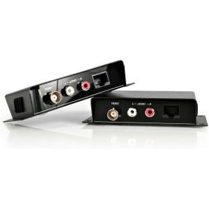 StarTech.com Composite Video Extender over Cat 5 with Audio – composite Video Extender – composite over Cat5 (COMPUTPEXTA)