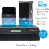 StarTech.com Dual Bay Hard Drive Duplicator and Eraser, External Standalone HDD/SSD Cloner / Copier, USB 3.0 to SATA Docking Station, Hard Disk Copier / Sanitizer / Wiper Tool (SATDOCK2REU3),Black(2 Bay)