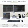 StarTech.com Thunderbolt 3 Dock w/ USB-C Host Compatibility – Dual 4K 60Hz DisplayPort 1.4 or Dual HDMI Monitors – Single 8K – TB3/USB-C Laptop Docking Station – 96W PD, 5xUSB – 10Gbps(96W | DP 1.4 – HDMI)